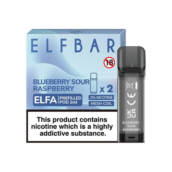 Elf Bar Elfa Prefilled Pods(blueberry sour raspberry)