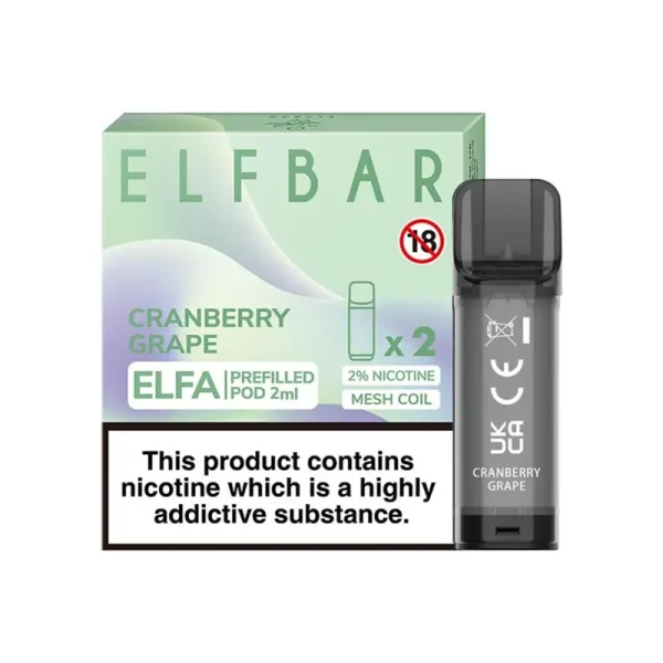 Elf Bar Elfa Prefilled Pods(cranberry grape)