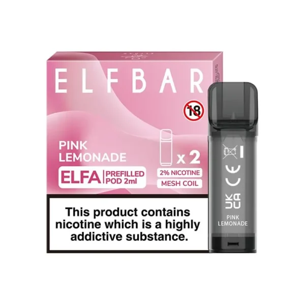 Elf Bar Elfa Prefilled Pods(pink lemonade)