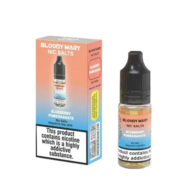 Bloody Mary BM5000 10ml Nic Salt E-Liquid blueberry pomegranate