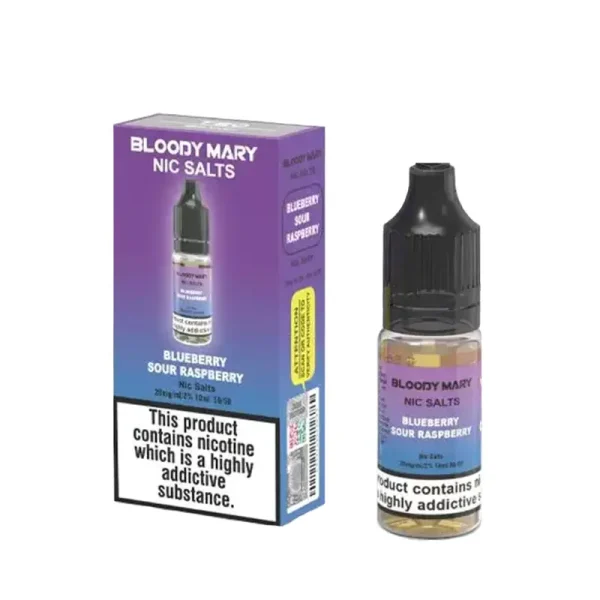 Bloody Mary BM5000 10ml Nic Salt E-Liquid blueberry sour raspberry