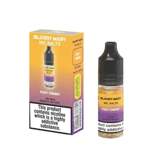 Bloody Mary BM5000 10ml Nic Salt E-Liquid fizzy cherry