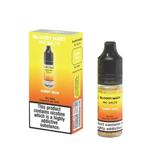 Bloody Mary BM5000 10ml Nic Salt E-Liquid gummy bear