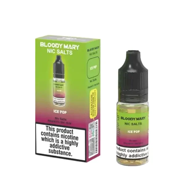 Bloody Mary BM5000 10ml Nic Salt E-Liquid ice pop