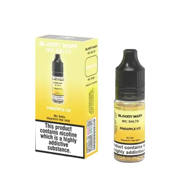 Bloody Mary BM5000 10ml Nic Salt E-Liquid pineapple ice