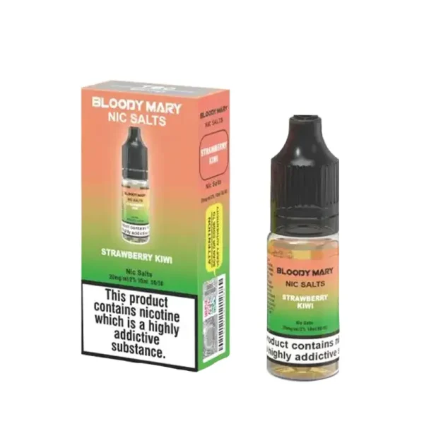 Bloody Mary BM5000 10ml Nic Salt E-Liquid strawberry kiwi