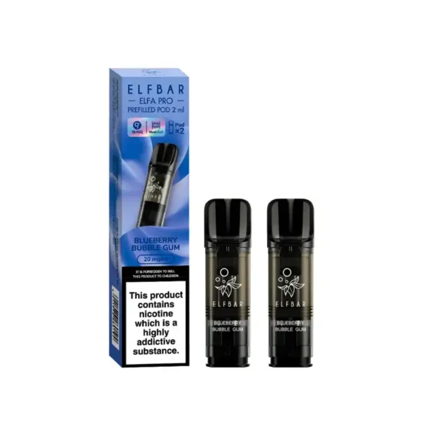 Elf Bar Elfa PRO Prefilled Vape Pods Blueberry Bubblegum