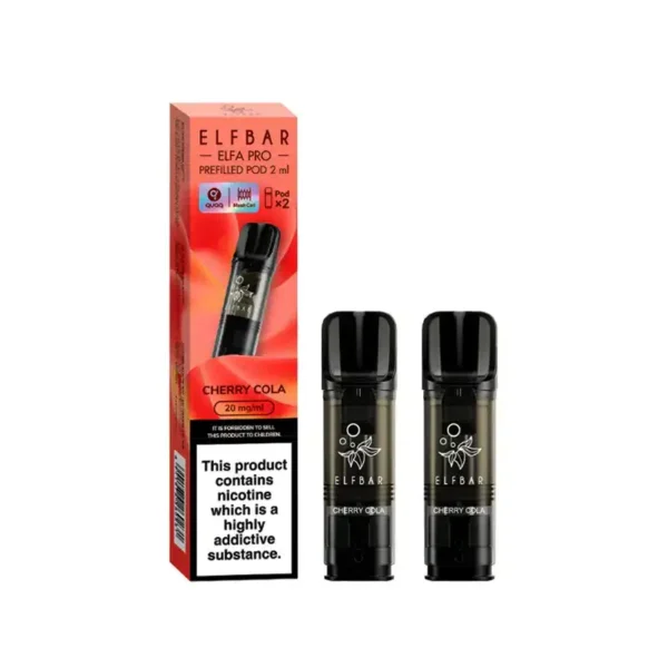 Elf Bar Elfa PRO Prefilled Vape Pods Cherry Cola