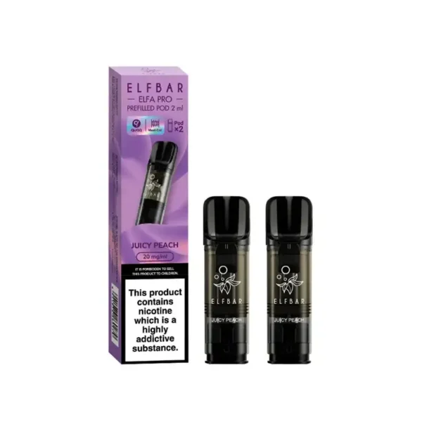 Elf Bar Elfa PRO Prefilled Vape Pods Juicy Peach