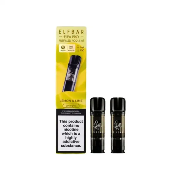 Elf Bar Elfa PRO Prefilled Vape Pods Lemon & Lime