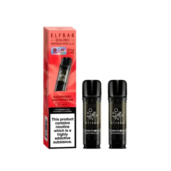 Elf Bar Elfa PRO Prefilled Vape Pods Raspberry Watermelon