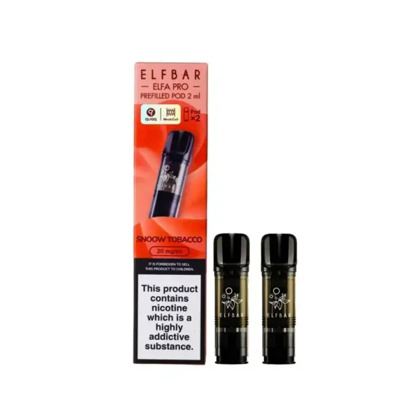 Elf Bar Elfa PRO Prefilled Vape Pods Snow Tobbaco