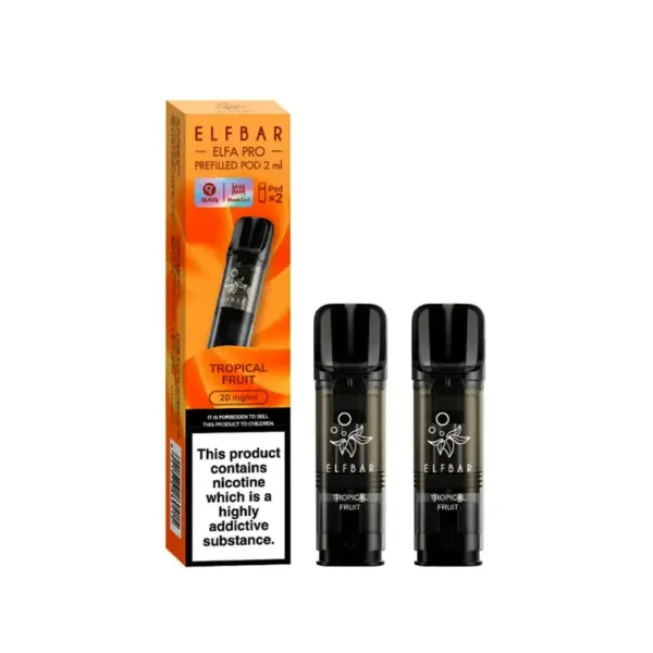 Elf Bar Elfa PRO Prefilled Vape Pods Tropical Fruit