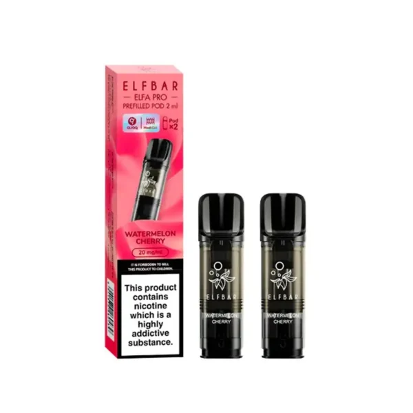 Elf Bar Elfa PRO Prefilled Vape Pods Watermelon Cherry