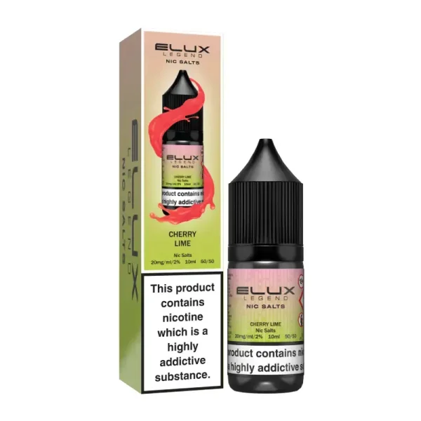 Elux Legend Nic Salt 10ml E Liquid cherry lime