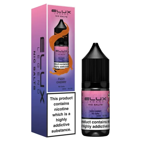 Elux Legend Nic Salt 10ml E Liquid fizzy cherry