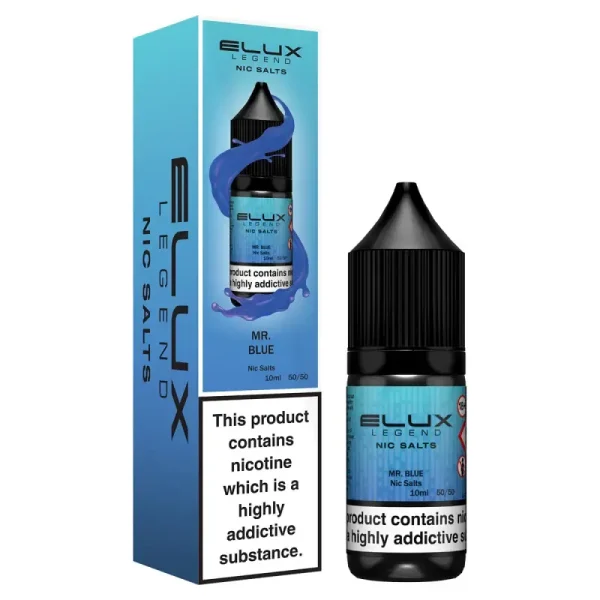 Elux Legend Nic Salt 10ml E Liquid mr blue