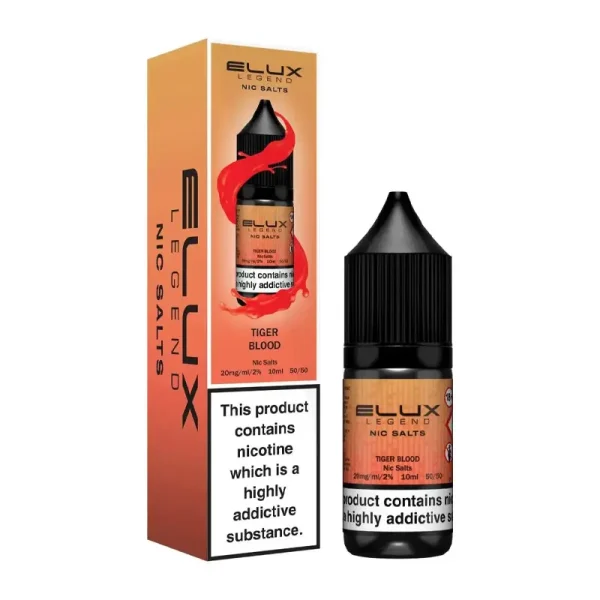 Elux Legend Nic Salt 10ml E Liquid tiger blood