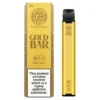 Gold Bar Disposable Vape 600 Puffs E-cig Bora Bora Gold