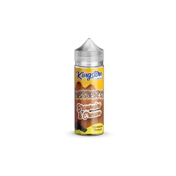 Kingston 100ml E Liquid brournies & cream