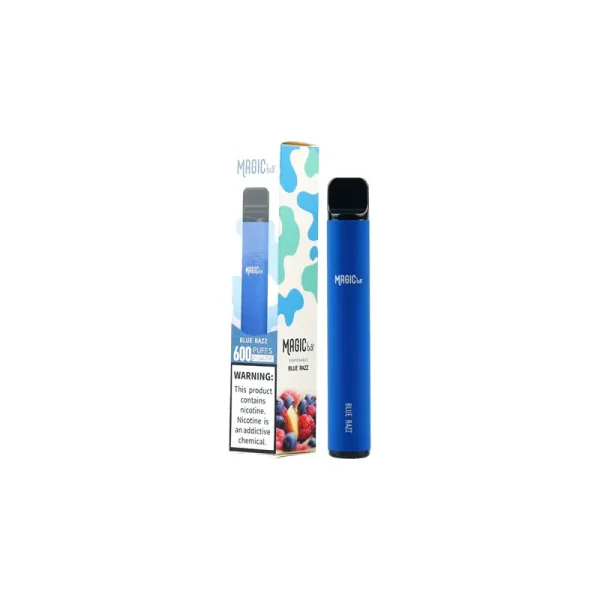 Magic Bar 600 Puff Disposable Vape blue razz