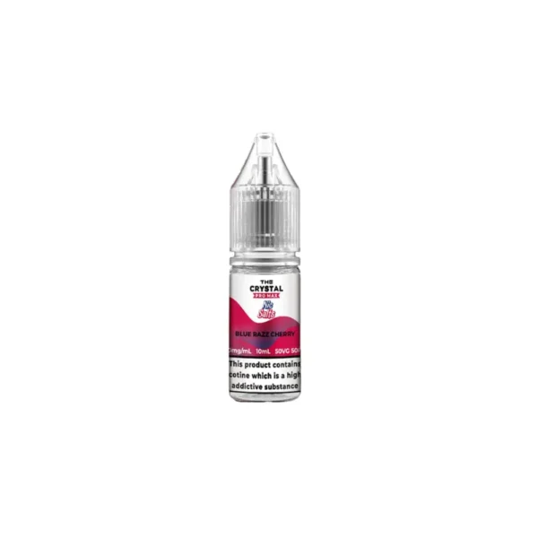 The Crystal Pro Max 10ml Nic Salt E-Liquid Blue Razz Cherry