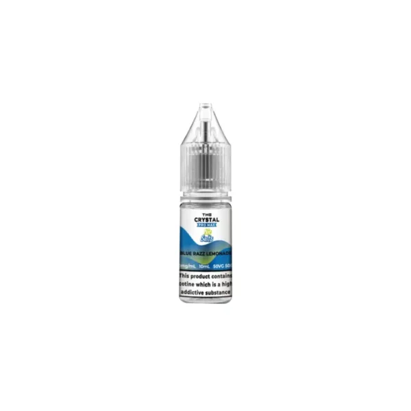 The Crystal Pro Max 10ml Nic Salt E-Liquid Blue Razz Lemonade