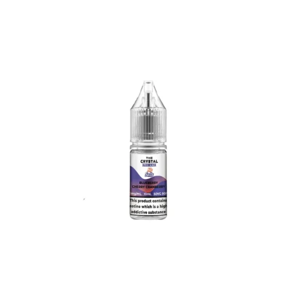 The Crystal Pro Max 10ml Nic Salt E-Liquid Blueberry Cherry Cranberry