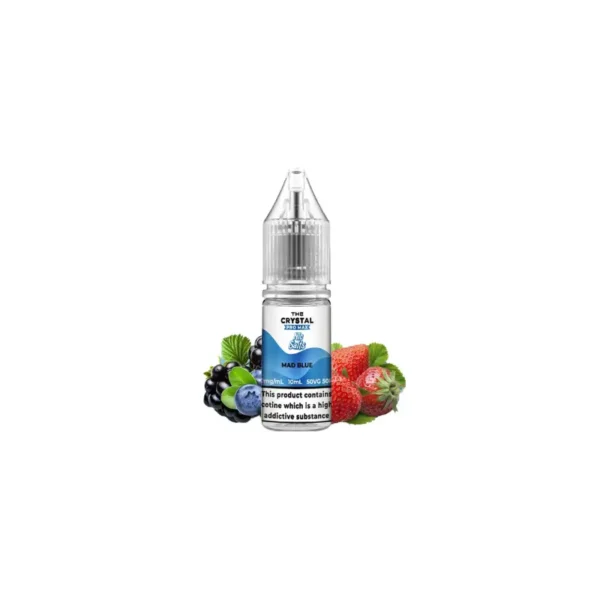 The Crystal Pro Max 10ml Nic Salt E-Liquid Mad Blue