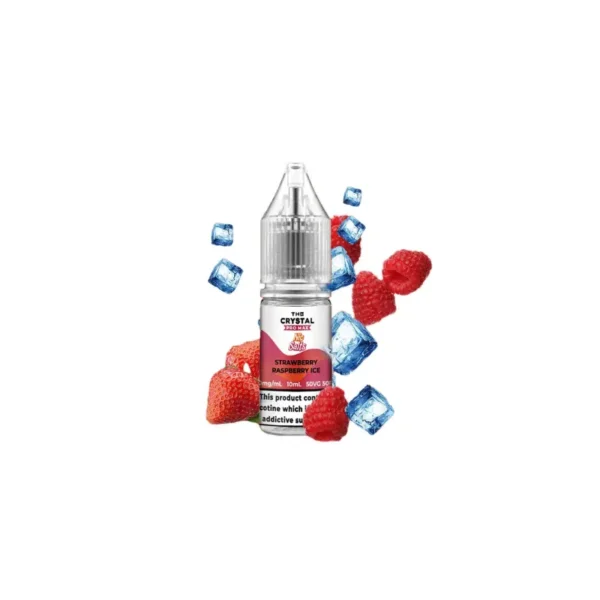 The Crystal Pro Max 10ml Nic Salt E-Liquid Strawberry Raspberry Ice