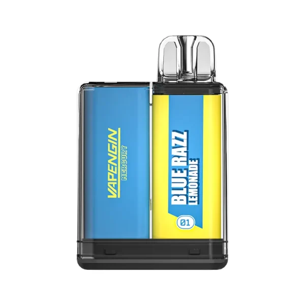 Vapengin Mercury 600 Puffs Box of 10 blue razz lemonade