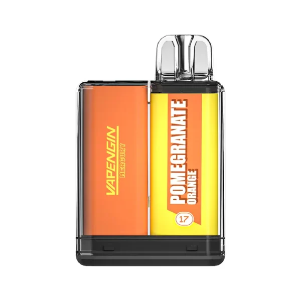 Vapengin Mercury 600 Puffs Box of 10 pomegranate orange