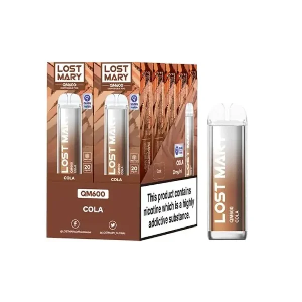 lost Mary QM600 Puffs Box Of 10 cola