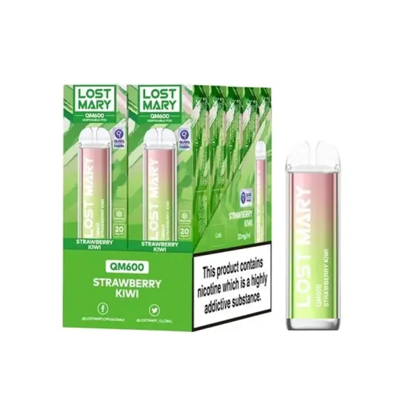 lost Mary QM600 Puffs Box Of 10 strawberry kiwi