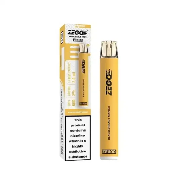 Zego Ze600 Disposable Vape Pod Device Blackcurrant Mango