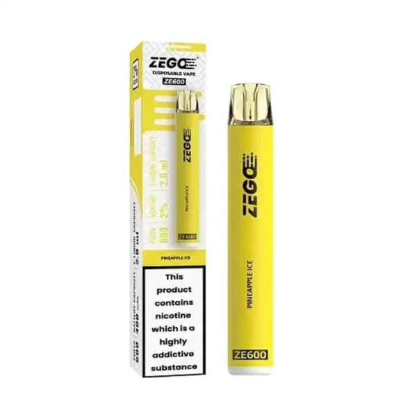 Zego Ze600 Disposable Vape Pod Device Pineapple Ice