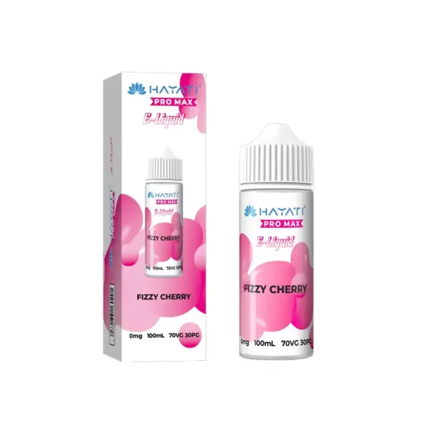 Hayati Pro Max 0mg E-Liquid 100ml Vape Juice Fizzy Cherry