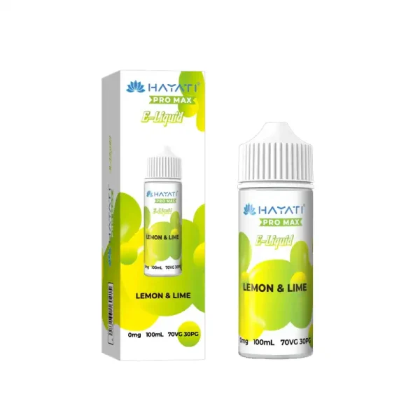 Hayati Pro Max 0mg E-Liquid 100ml Vape Juice Lemon Lime