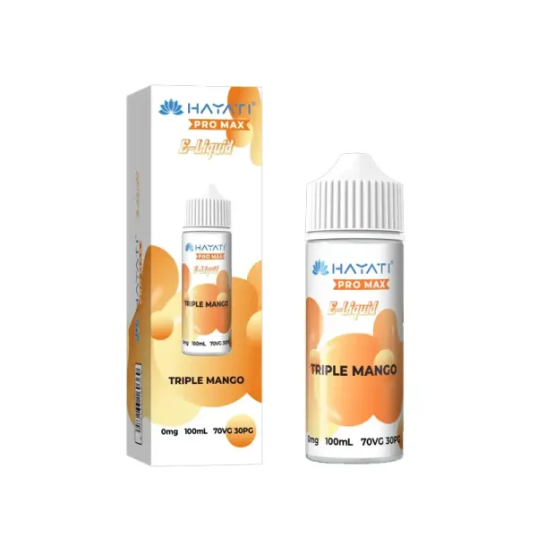 Hayati Pro Max 0mg E-Liquid 100ml Vape Juice Triple Mango