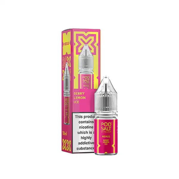 Nexus 10-20mg Nic Salts 10ml E Liquid Berry Lemon Ice