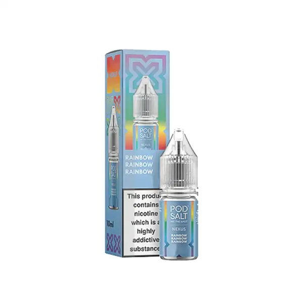 Nexus 10-20mg Nic Salts 10ml E Liquid Rainbow